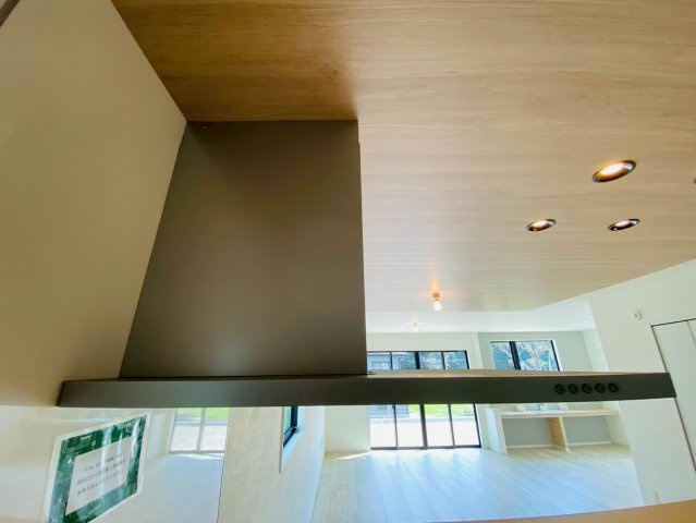 ケイアイテラス／大津町高尾野／４LDK／１号棟のキッチン|お手入れ簡単な換気設備