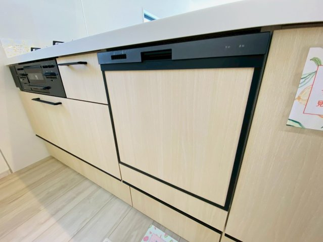 ケイアイテラス／大津町高尾野／４LDK／１号棟のキッチン|食洗器付きなので食事のあとの片付けも手間が省けます。