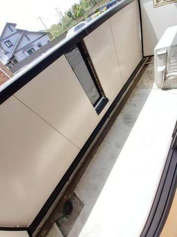 グリーンヴィラ　Ａのバルコニー