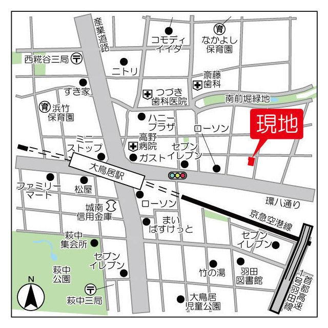 Gatehouse　Otorii（ゲートハウスオオトリイの地図|地図