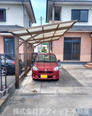 【駐車場】 | エーデルハイム新湯野 | カーポート