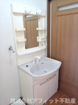 【洗面所】 | エーデルハイム新湯野 | 洗髪洗面化粧台