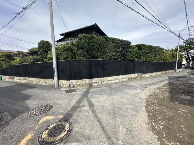 鎌倉市長谷デザイナーズハウスの前面道路含む現地写真