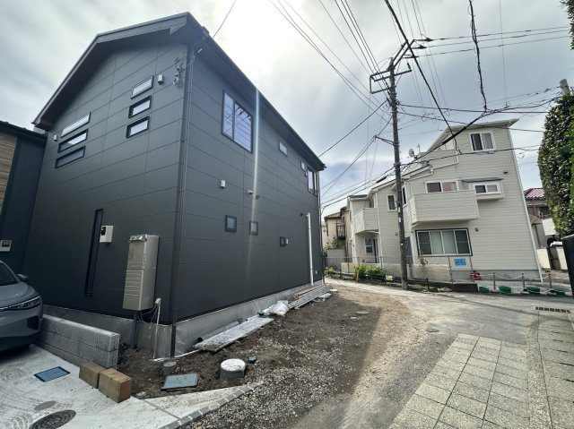 鎌倉市長谷デザイナーズハウスの前面道路含む現地写真