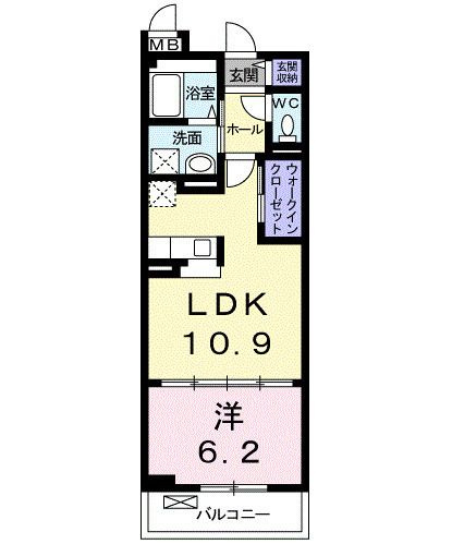 アカシアガーデン　ヒカリの間取り