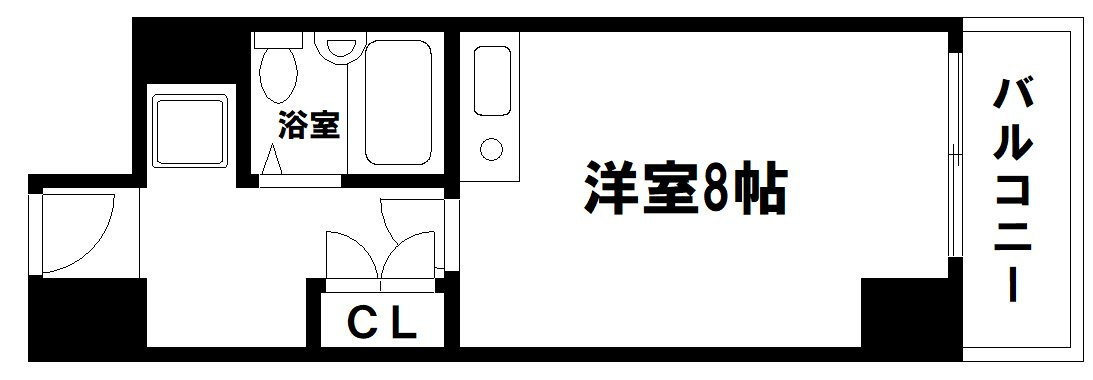 エルデ大手前の間取り