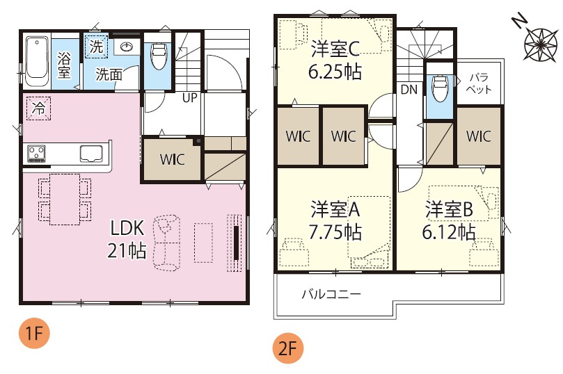 新築戸建・新築建売　深谷市東方町　GRAFARE　全5棟