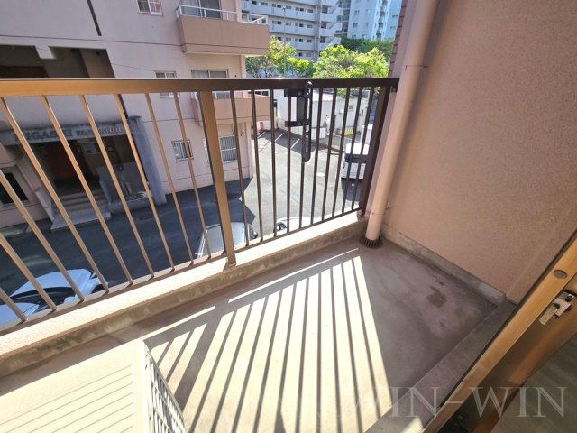 東マンション Ⅱのバルコニー