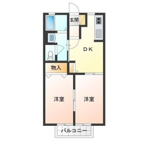【間取り】 | 美しが丘ハイツB