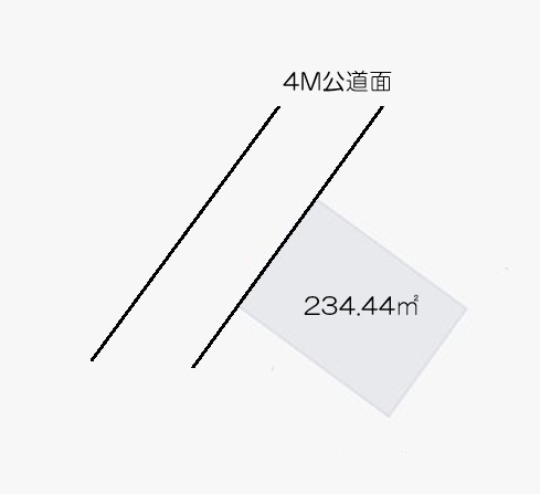 川越市かすみ野売地の土地図