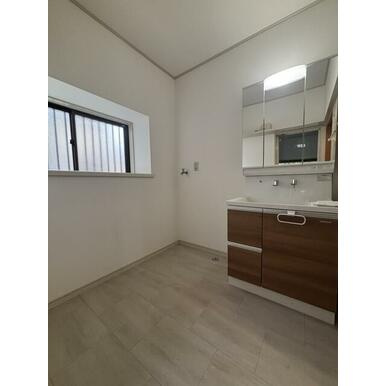 鶴羽田町貸戸建の独立洗面台