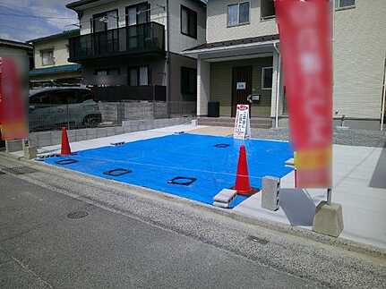 安芸区矢野西４丁目の前面道路含む現地写真