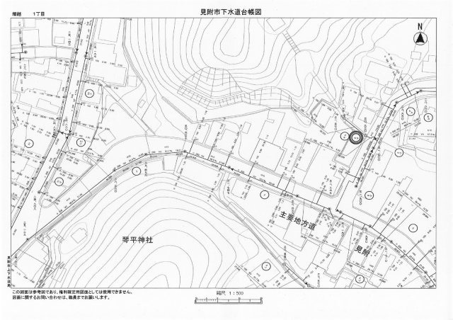見附市細越1丁目中古店舗住宅付き（旧割烹赤坂家）の地図
