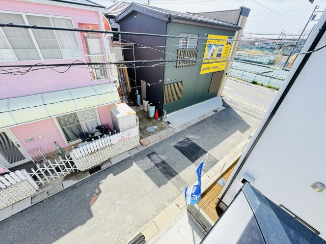 市川市曽谷７丁目新築戸建【曽谷小学校：6分】の展望|バルコニーより道路側眺望