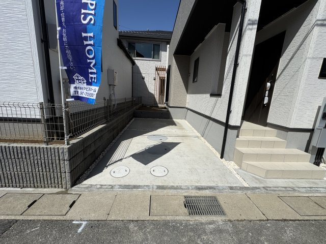 市川市曽谷７丁目新築戸建【曽谷小学校：6分】の駐車場|1号棟駐車スペース