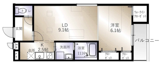 【間取り】 | グランハイツ西喜