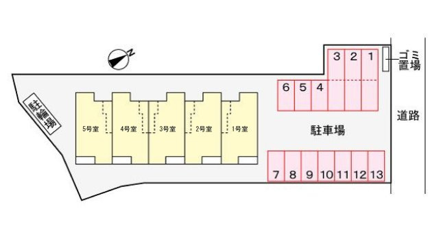 グリシーヌ　愛野の区画図