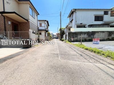 【前面道路含む現地写真】 | 小平市仲町　建築条件付売地　全1区画