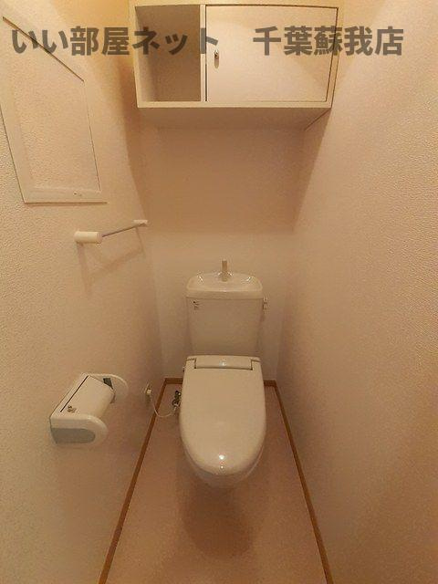 ソレアードＣのトイレ|ゆったりとした空間のトイレです