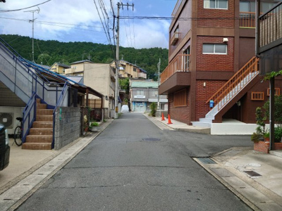 【前面道路含む現地写真】 | 山科区日ノ岡石塚町　売地