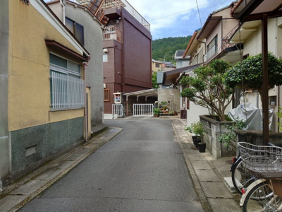 【前面道路含む現地写真】 | 山科区日ノ岡石塚町　売地