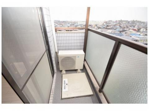 サンライン富田丘のバルコニー