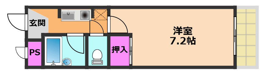 サンライン富田丘の間取り