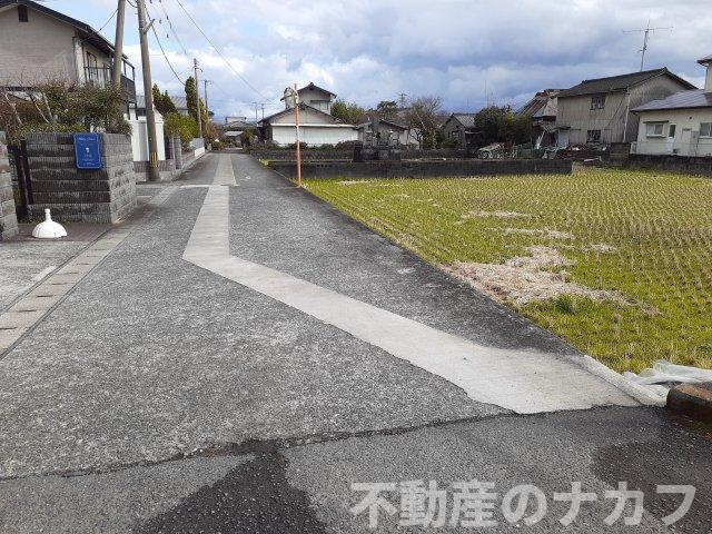宇土市新開町の売地の外観