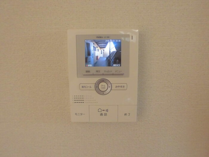 セジュール野島のセキュリティ|ＴＶモニター付インターホン