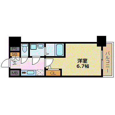 【間取り】 | エスリード大阪上本町グリーズ