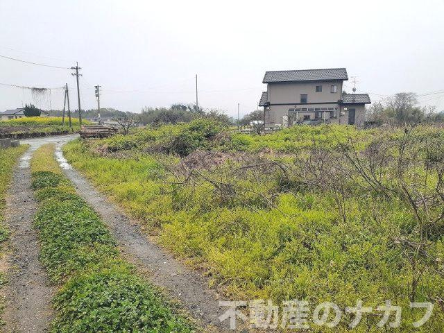 熊本市南区城南町下宮地の売地の外観