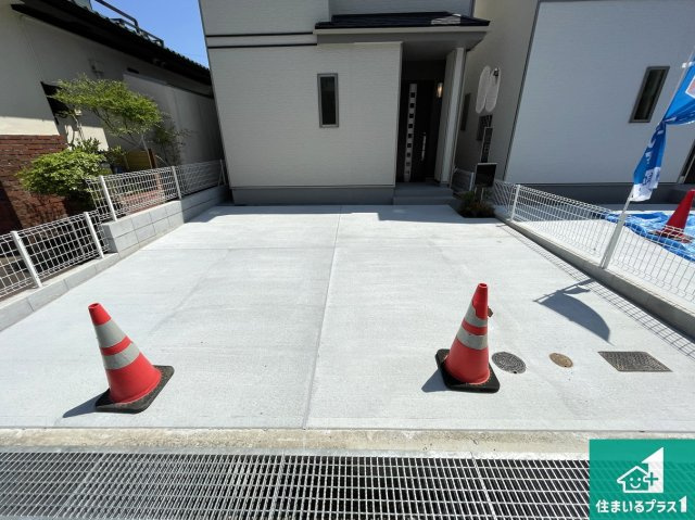 神戸市北区泉台　第4期　新築一戸建ての駐車場|駐車スペース！散水栓があるので、こまめに愛車を洗えます！