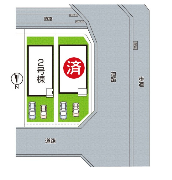 神戸市北区泉台　第4期　新築一戸建ての区画図|全2区画