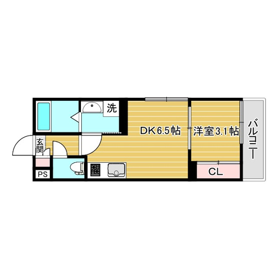 【間取り】 | ハーモニーテラス青木3