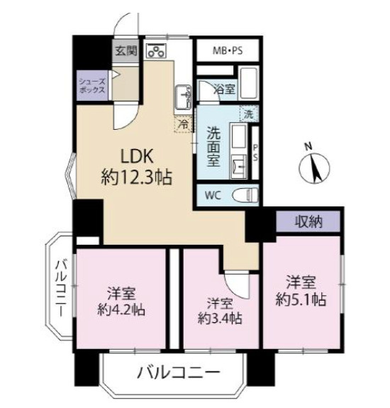 ライオンズマンション扇橋　リ　フォーム済　家具付