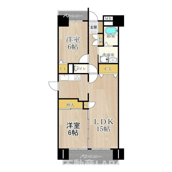 メゾンミヤビの間取り