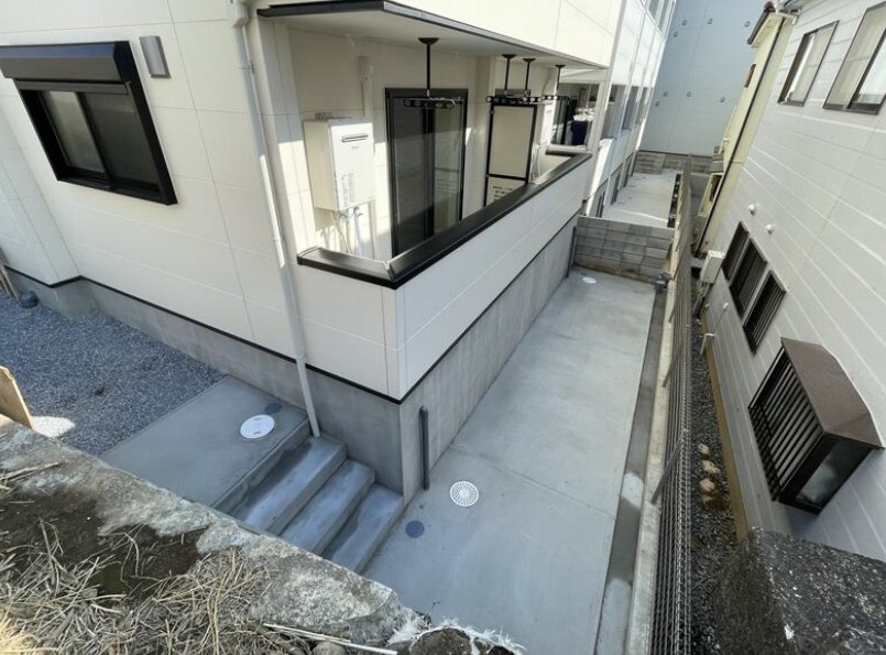 久喜市栄１丁目のアパートのバルコニー|※同施工会社別物件