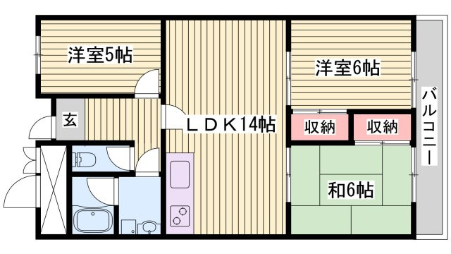 Ｋプラザの間取り