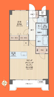 【間取り】 | グリーンキャピタル神楽坂