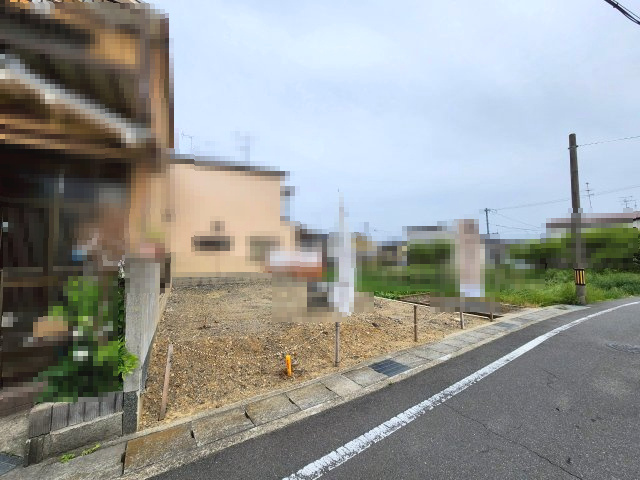 【商談中】長岡京市奥海印寺森ノ下の外観|更地でのお渡しですので、間取りを一から考えることができます♪