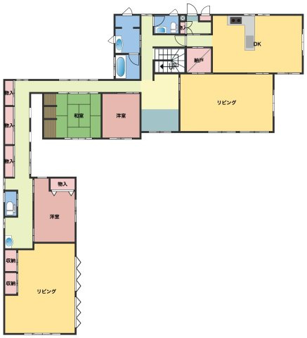 足利市小俣町の中古一戸建の間取り