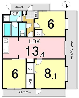 【間取り】 | 東青梅ガーデンわかぐさ公園