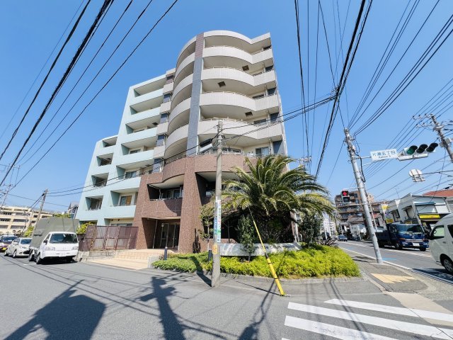 Shonan空色リノベ邸宅 inシーサイドコート湘南海岸公園の外観|ヤシの木が揺れる、南国リゾートのような外観デザイン