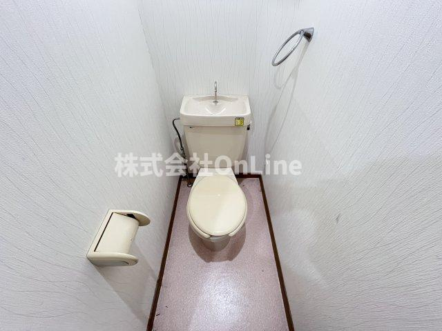 大阪市平野区加美南１丁目の賃貸マンションのトイレ