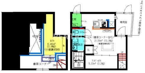 AX黒田古城の間取り