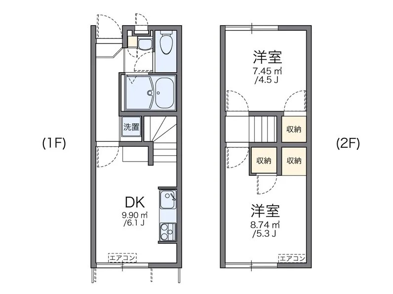レオパレスＴＯＲＲＡＮＣＥの間取り