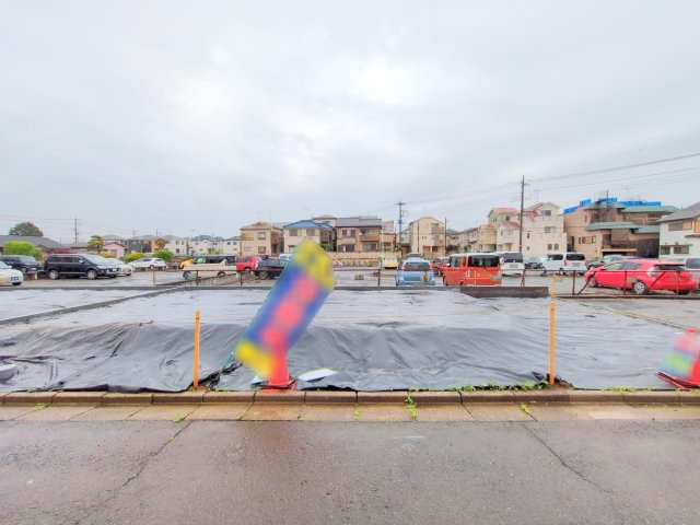 入間郡三芳町大字藤久保の売地の外観|間口が広く、様々なプランに対応できる整形地です。