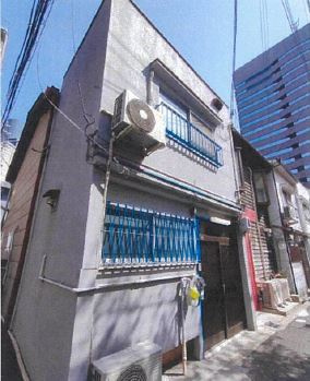 江戸堀　長屋店舗の外観