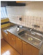 江戸堀　長屋店舗のキッチン