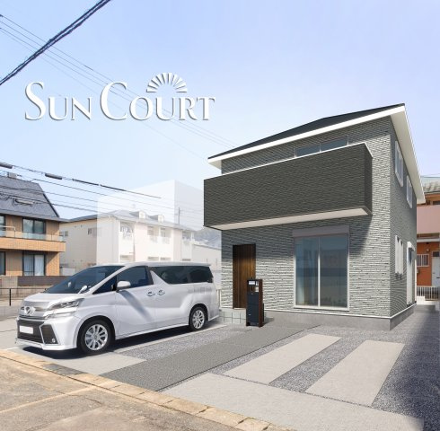 サンコート　太宰府市五条６丁目の外観パース